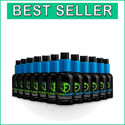 Extreme Odor Eliminator Spray, Fresh Scent, TSA Compliant Travel Mini, 12 Pack