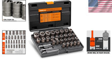 Load image into Gallery viewer, Effortless Bolt Extraction: 32-Piece Rounded Remover Set for Damaged Fasteners