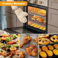Load image into Gallery viewer, Value-Packed 9-Piece Stainless Steel Air Fryer Basket Set with Parchment Papers