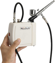 Load image into Gallery viewer, Mini Airbrush Kit with Quiet Compressor &amp; 12 Colors - Perfect for Artists