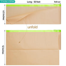 Load image into Gallery viewer, Tear-Resistant Pre-Taped Brown Kraft Paper - 8x Rolls for All-Purpose Painting