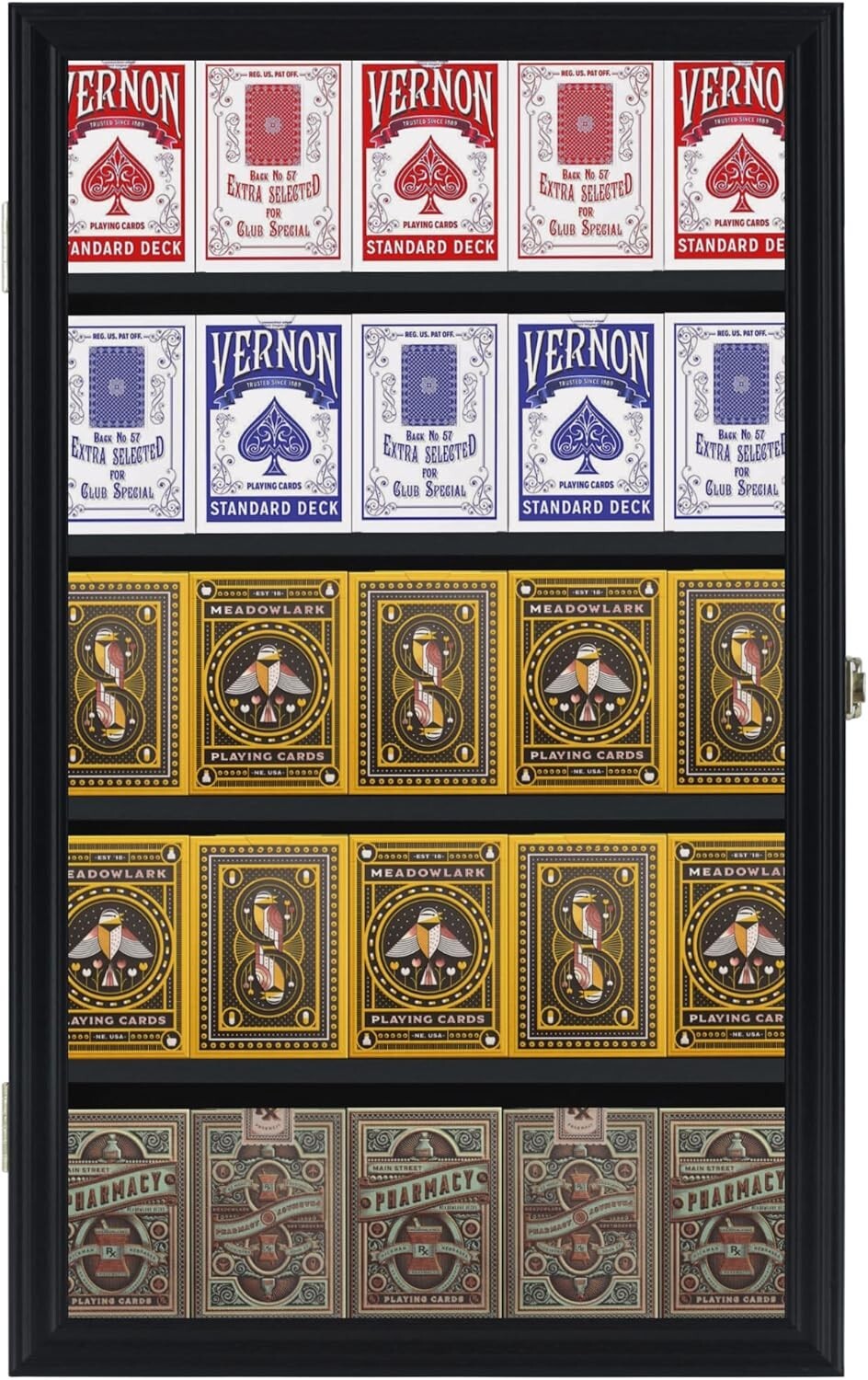 Premium 20 Hockey Puck Display Case with UV Protection - Wall Mount Shadow Box