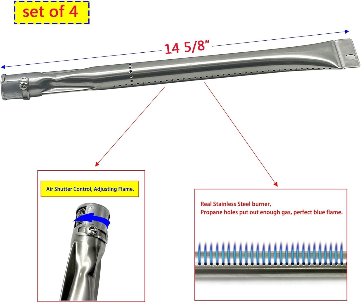 All-in-One Grill Restoration Kit for Nexgrill 720-0697 & Grill Master 720-0697