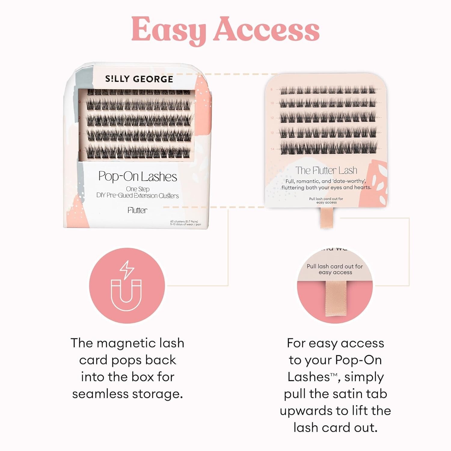 Cruelty-Free DIY Lash Clusters: Natural Look with Fast Application - Pack of 60