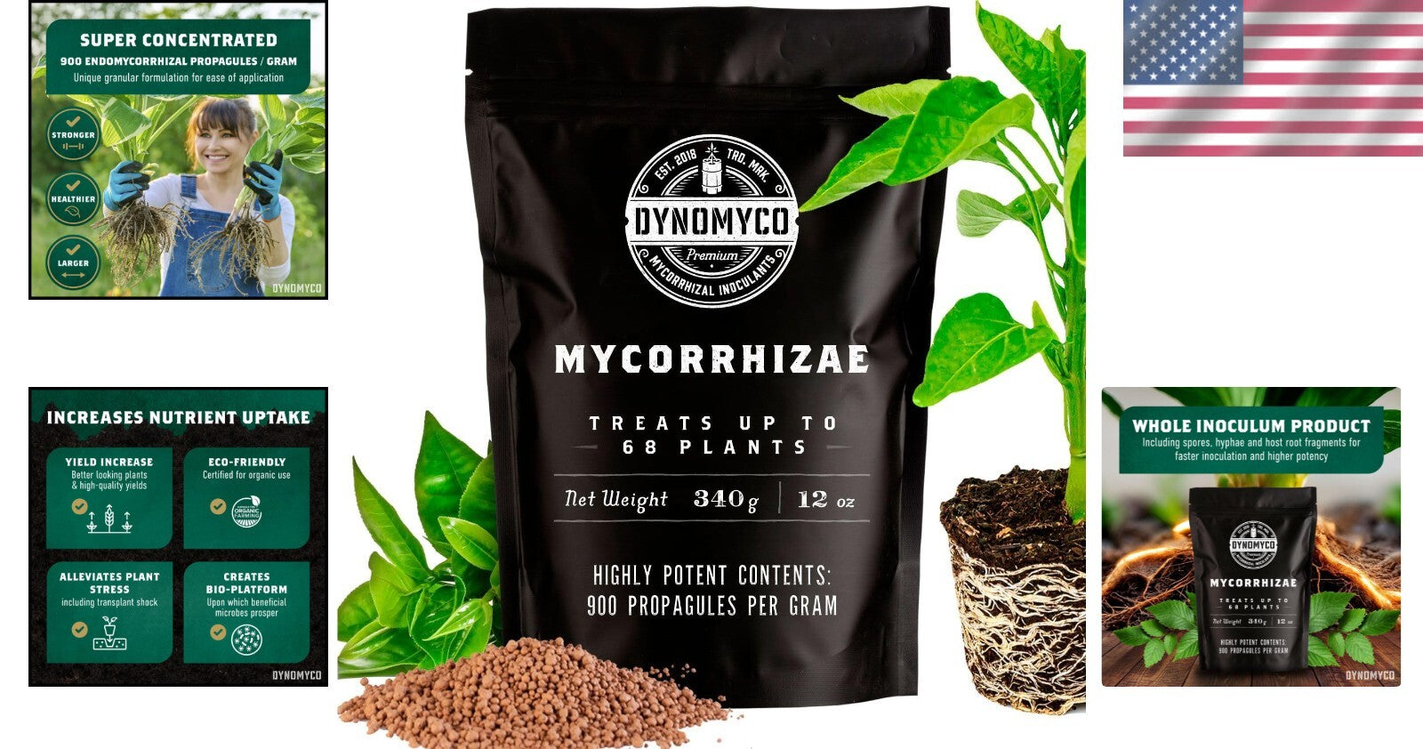 Mycorrhizal Inoculant for Healthy, Resilient Plants - Ready for Root Development