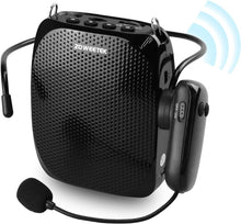 Load image into Gallery viewer, 10W Teacher Voice Amplifier with UHF Wireless &amp; Wired Microphones for Classrooms