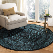 Load image into Gallery viewer, Durable 6' Round Non-Shedding Oriental Medallion Rug for Chic Living Spaces