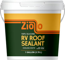 Load image into Gallery viewer, Premium 100% Silicone RV Roof Sealant - Easy Waterproof Repair in White 1 Gallon