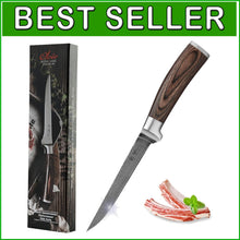 Load image into Gallery viewer, Forged 5.7-Inch Meat Cleaver Knife with Elegant Pakkawood Handle – Gift Boxed