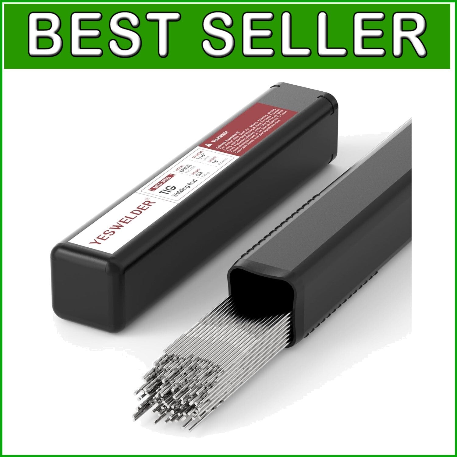 Durable 5LB Er308L Stainless Steel TIG Welding Rod 1/16" x 16" for Professionals