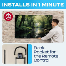 Load image into Gallery viewer, 55 Inch Outdoor TV Cover - Heavy-Duty Waterproof Protection with Remote Pocket