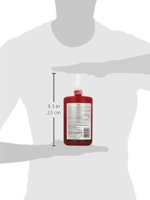 Red 262 Thread Locker - 24-Hour Cure, 250 mL, For High-Performance Metal Use