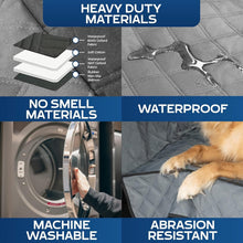 Load image into Gallery viewer, Patented Waterproof Truck Dog Cover with Split Seat Design - Hassle-Free Travel