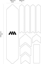 Load image into Gallery viewer, Durable Honeycomb PVC Bike Frame Guard - Universal Fit for Adult Mountain Bikes