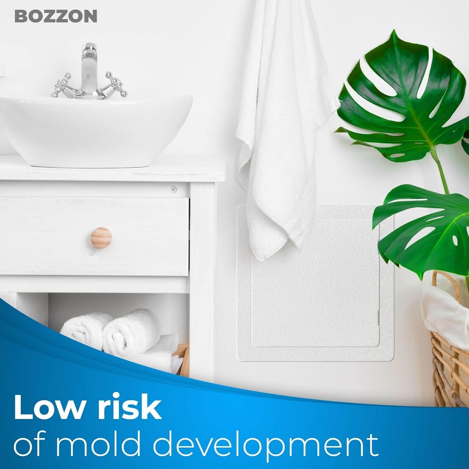 Convenient Plumbing Access Panel - 22 x 22 Inch Durable Plastic White Cover