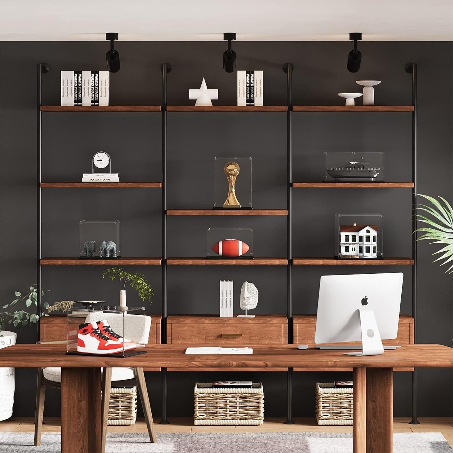 12x8x8 Inch Sturdy Acrylic Display Case - Clear Dustproof Container for Figures