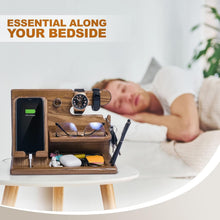 Load image into Gallery viewer, Multifunctional Phone Charging Station - Organizer for Watches, Wallets &amp; More