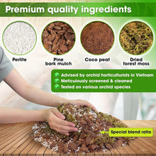 Load image into Gallery viewer, Complete Orchid Potting Kit with Natural Ingredients for Indoor Gardens - 10QT
