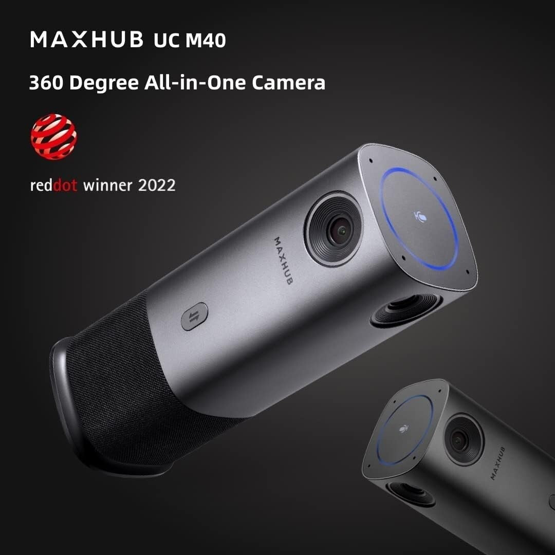 MAXHUB 360-Degree 4K Smart Video Conference Camera with Auto Speaker Tracking