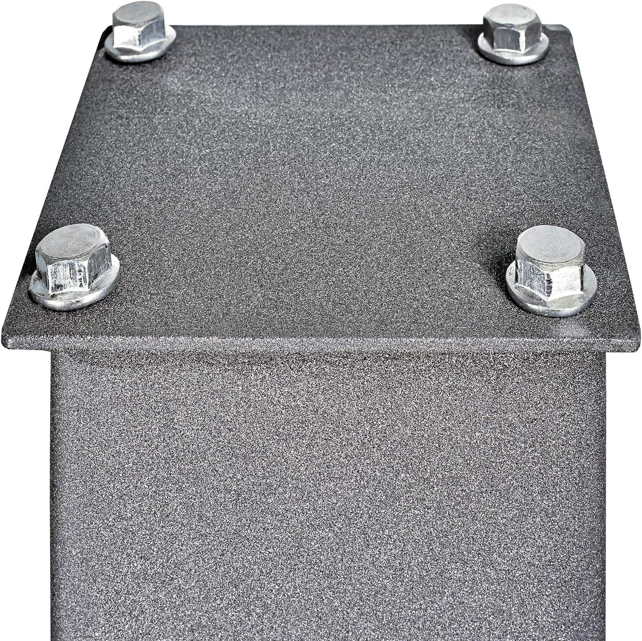Granite 43" In-Ground Steel Mailbox Post with Installation Hardware Included