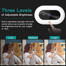 Load image into Gallery viewer, StreamCam: 1080P Webcam with Adjustable Light for Online Learning &amp; Meetings