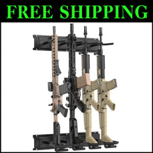 Load image into Gallery viewer, Heavy-Duty Adjustable Gun Rack - Stylish Wall Mount for Firearms Display