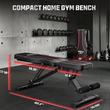 Load image into Gallery viewer, Multi-Purpose Adjustable Fitness Bench for Strength Training – Foldable Design