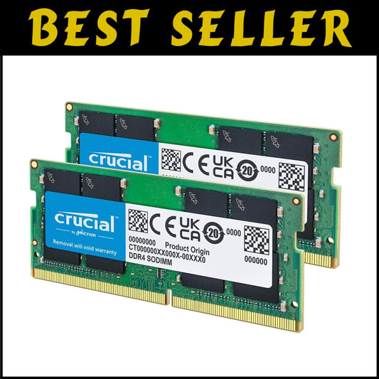 Upgrade Your Laptop with 64GB Dual Module RAM Kit - 3200MHz Speed, Easy Install