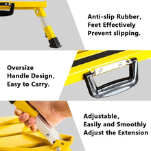 Load image into Gallery viewer, Portable Adjustable Height Aluminum Folding Platform Supports 1000 lbs Safety
