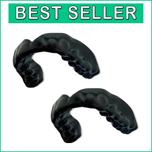 Revolutionary 2-Pack Sports Mouthguard - Dental Grade, Lightweight Comfort