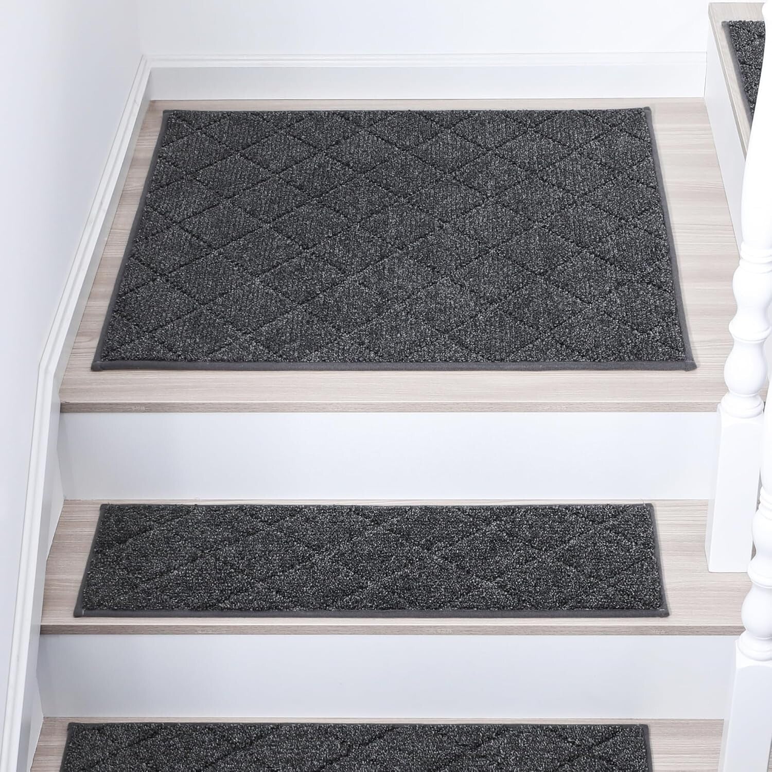 Edging Stair Runners - 30x30 Non-Slip, Water-Resistant for Safe Indoor Steps