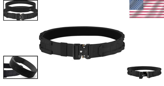 Quick Release MOLLE Belt - 1.75" Tactical Heavy Duty Dual Use for Men & Women