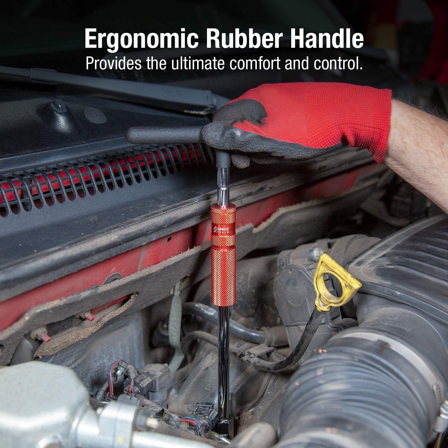 Ergonomic T-Handle Speed Wrench Set with 1/4 & 3/8 Drive - Maximum Torque