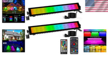 Load image into Gallery viewer, 2 Pack RGB+ Warm White LED Wash Light Bar with Music Sync &amp; Timer Function
