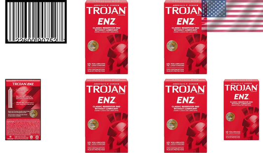 Reliable Non-Lubricated Latex Condom Pack - 48 Total with Electronic Testing