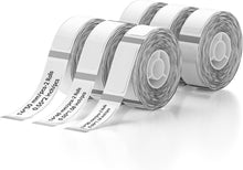 Load image into Gallery viewer, Premium 6-Pack Label Maker Tape for D11 - Oil-proof &amp; Non-Toxic for Safe Usage