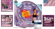 Load image into Gallery viewer, Adjustable Infinity Weighted Hula Hoop for Belly Fat Loss - Track Your Progress