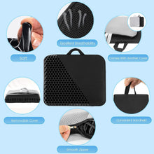 Load image into Gallery viewer, Pain-Relief Gel Seat Cushion with Non-Slip Bottom - Perfect for All Chairs