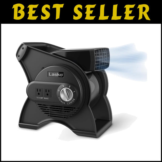 289 CFM Compact 12'' Utility Fan - High Velocity Performance for Indoor Use