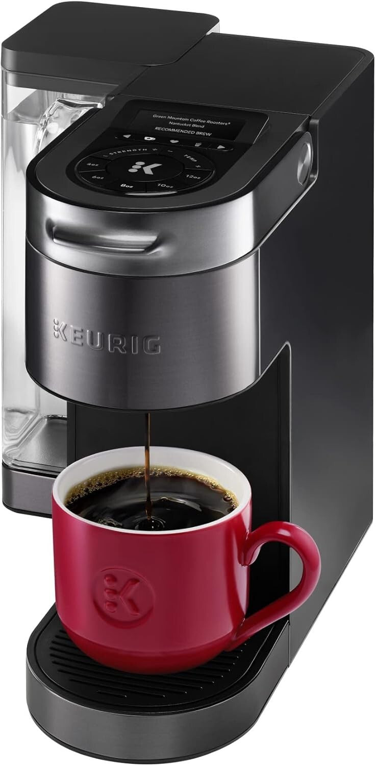 Modern Black K-Cup Pod Brewer with MultiStream Technology for Ultimate Flavor