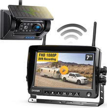 Load image into Gallery viewer, Rechargeable Wireless 1080P Rear View Camera System with Night Vision