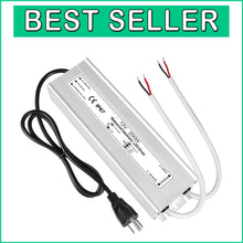 Load image into Gallery viewer, Versatile 200W Waterproof LED Power Supply - 12V DC Adapter for Outdoor Projects
