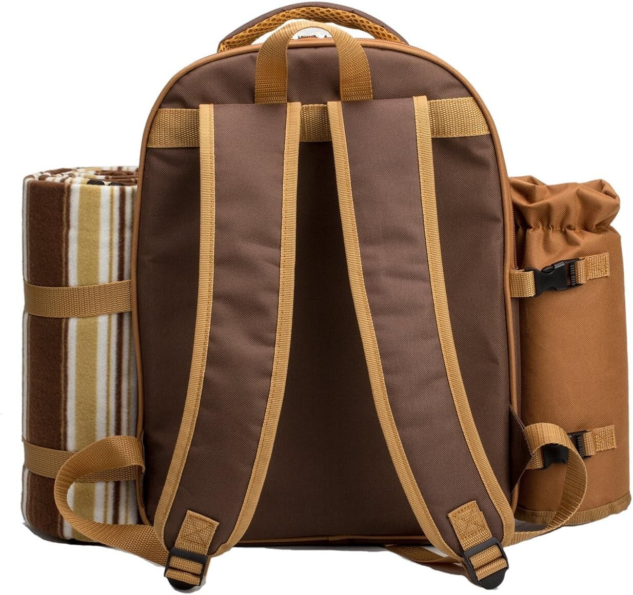 All-in-One Picnic Backpack with Waterproof Blanket & Essential Dining Set