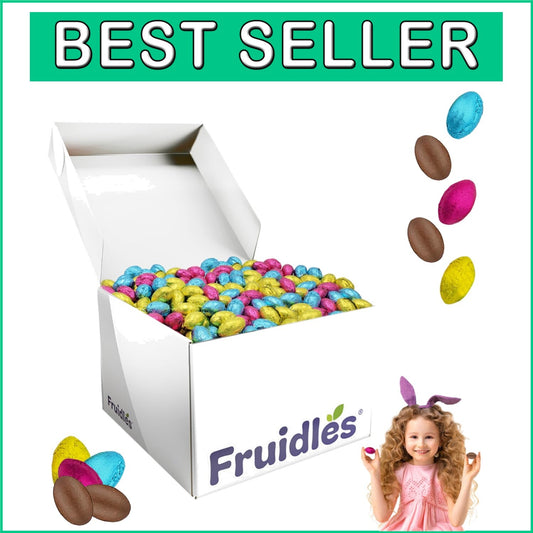 5 Pounds of Delight - Foil Wrapped Milk Chocolate Eggs for Easter Celebrations