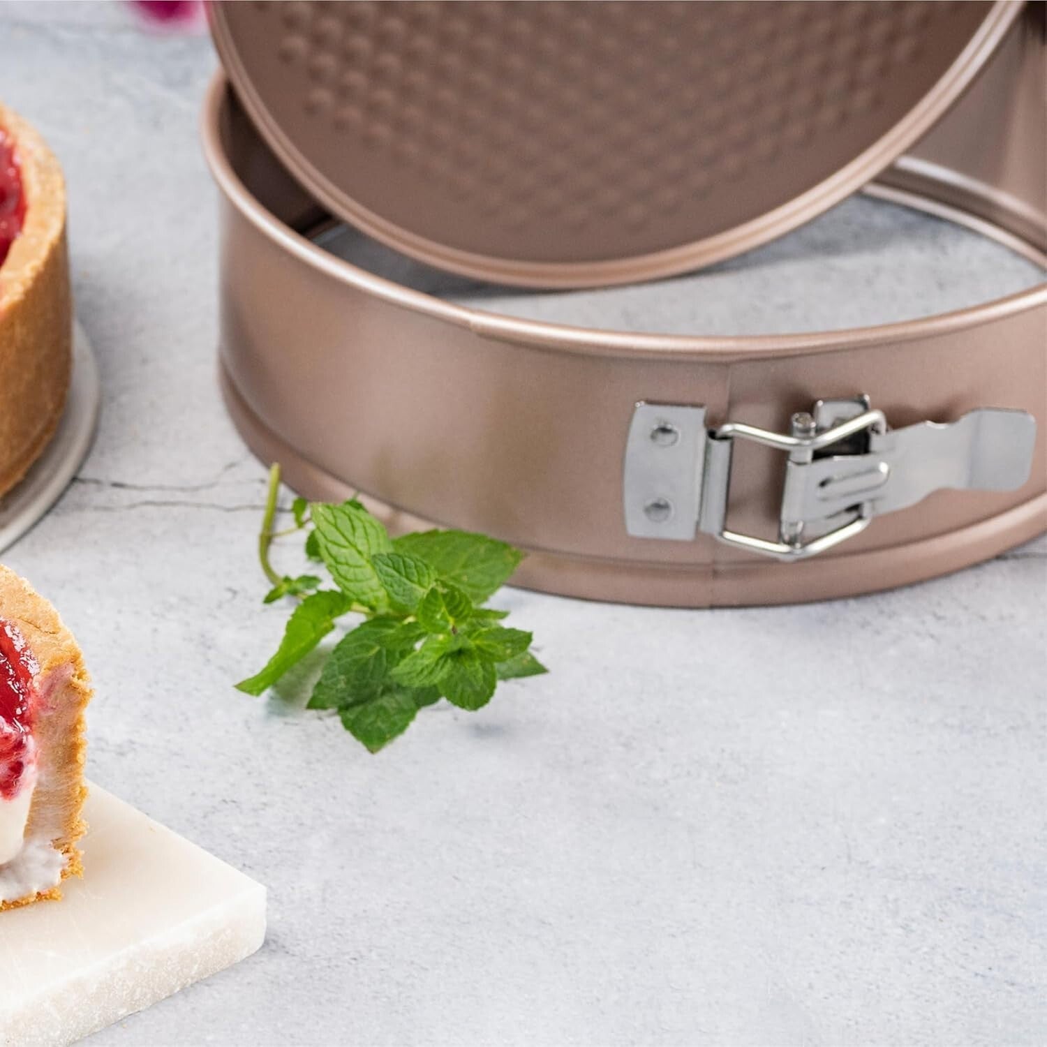 Baking Dream: 10-Inch Nonstick Springform Cake Pan with Quick Release Design