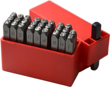 Load image into Gallery viewer, Professional 36-Piece Impact-Resistant Stamping Kit with Storage Case – 3mm Size