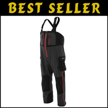 Load image into Gallery viewer, Men's Quick-Access Pilot Rain Bib with Zip Pockets - Fishing &amp; Hunting Essential