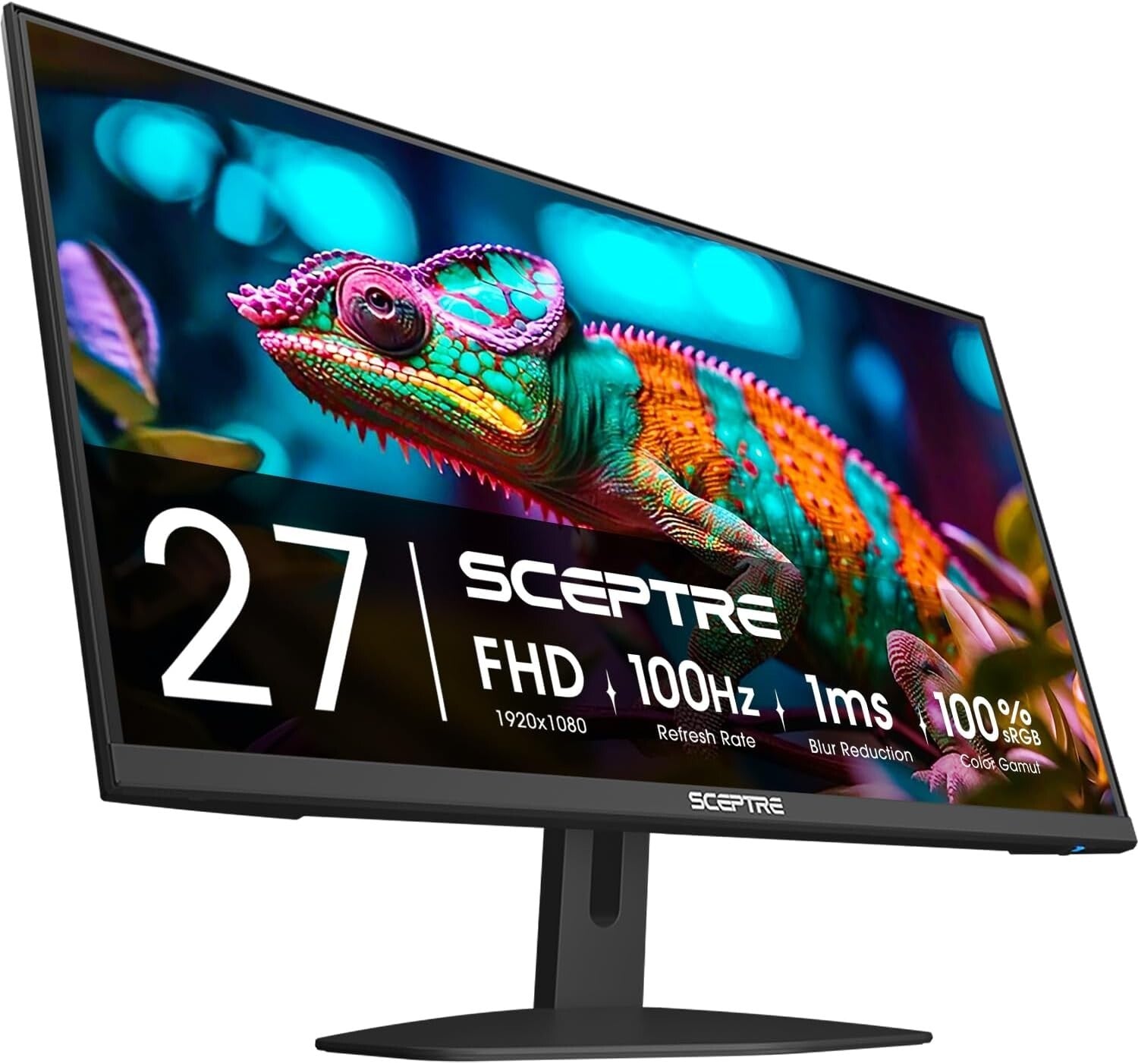 High-Performance 27" Monitor - 100Hz, Eye Care, Frameless Design for Gamers
