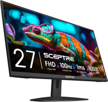 Load image into Gallery viewer, High-Performance 27" Monitor - 100Hz, Eye Care, Frameless Design for Gamers
