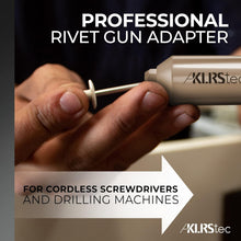 Load image into Gallery viewer, Professional Rivet Gun Adapter for Cordless Screwdrivers - Lightweight &amp; Durable